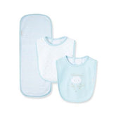 Set Babero y Paño New World  Azul
